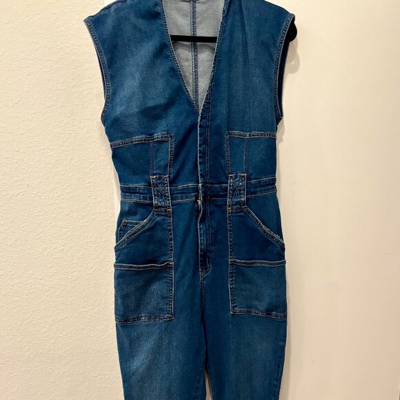 We The Free denim jumpsuit size 12 - Picture 1 of 4